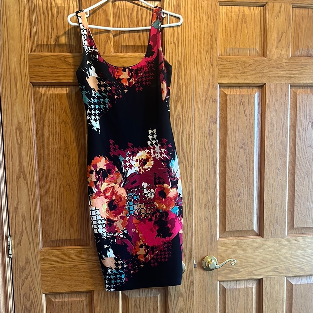 Floral Print Sleeveless Dress